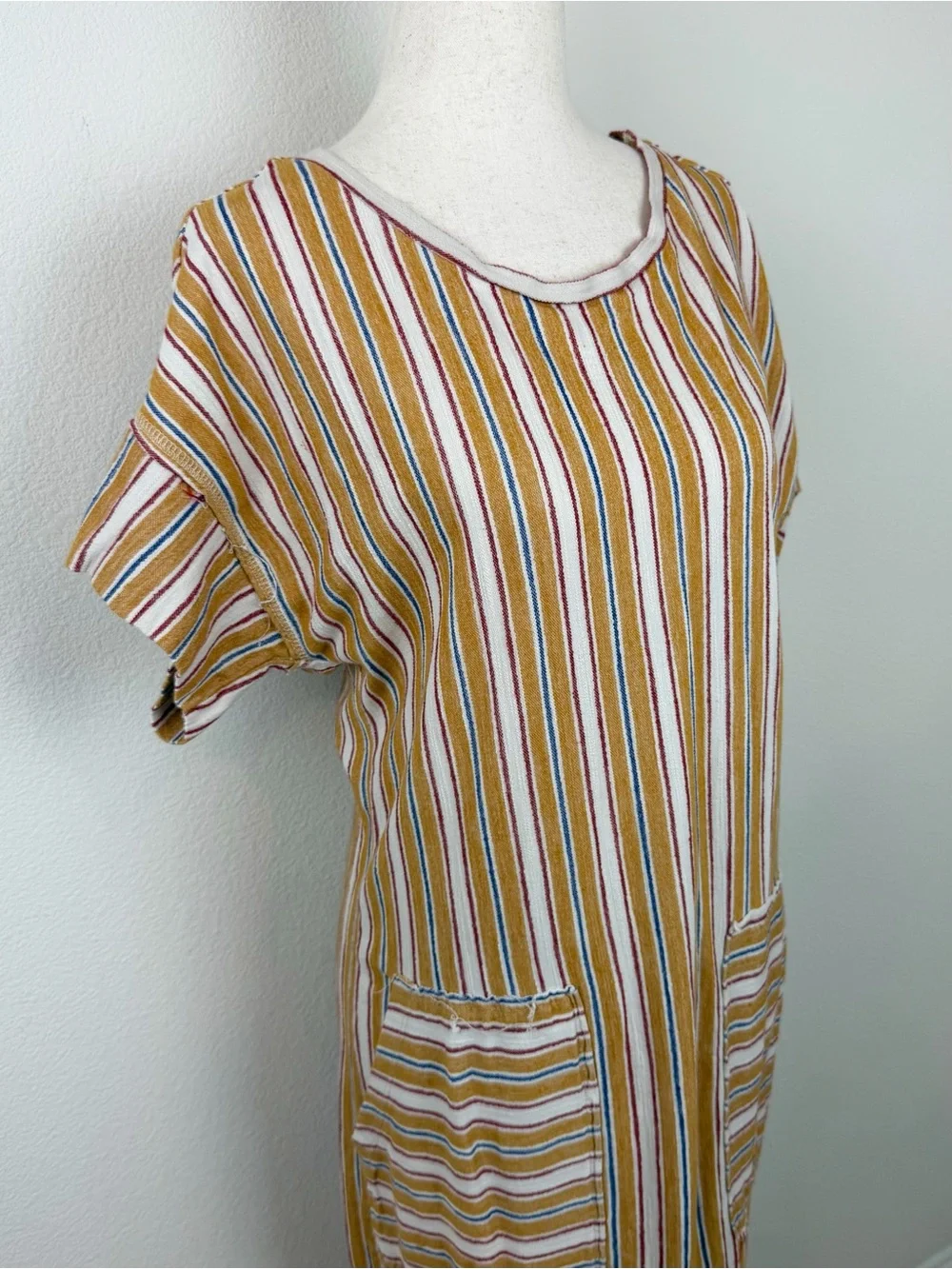 Free People Beach Endless Summer Marguerite Tee Maxi Dress Sand Combo Size Small